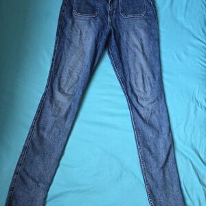 Hollister Jeans Womens 7R Blue High-Rise Super skinny